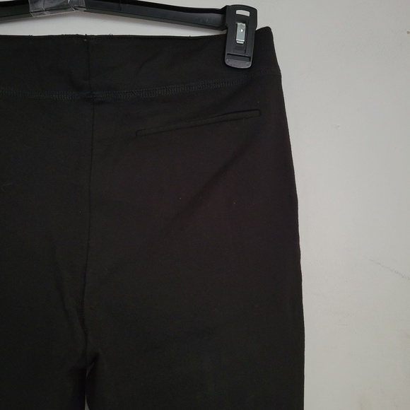 Dex Black Faux Vegan Leather Front Pull On Skinny Legging Long Pants Size Small - Picture 5 of 11